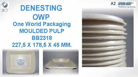 JKT SD A2 OWP BB2318 Moulded pulp 227,5 x 178,5 x 45