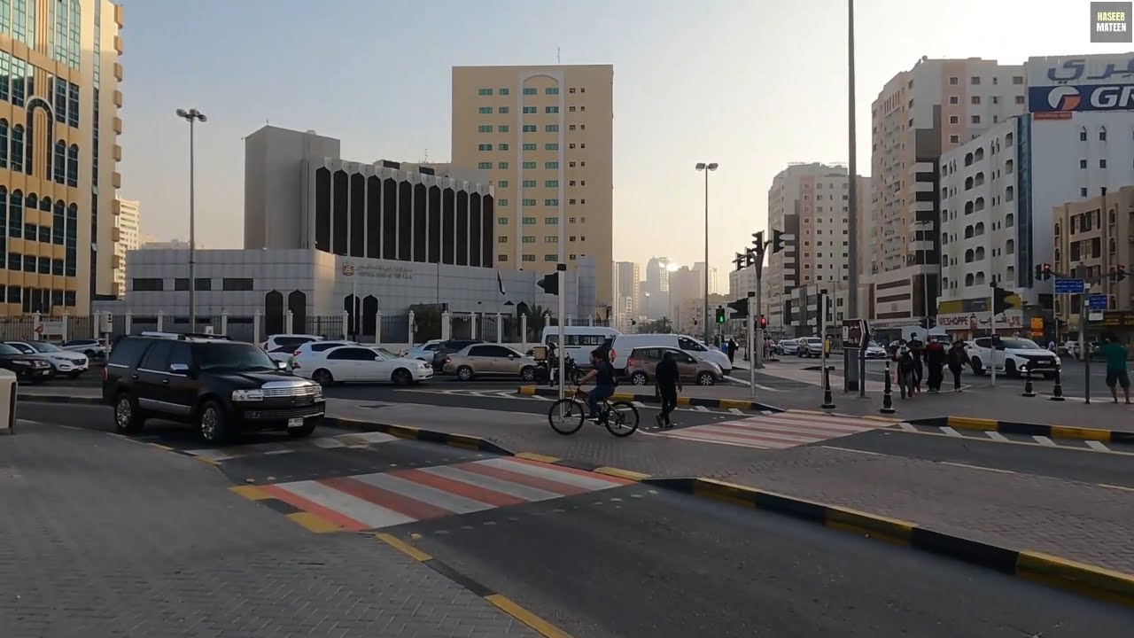 Walking Tour Of King Abdul Aziz Street Al Qasimia Sharjah YouTube