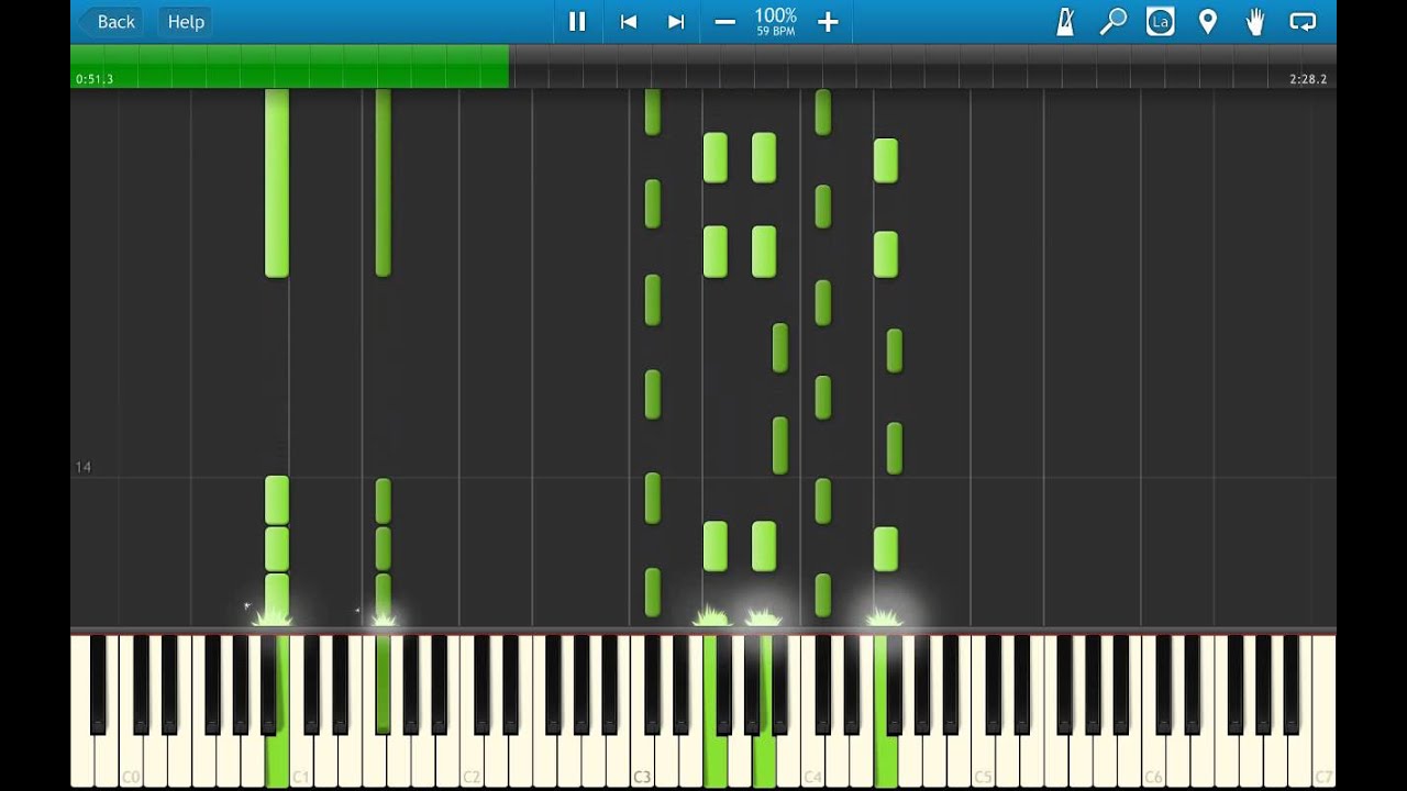 Mario Kart 64 Bowsers Castle Theme Piano Tutorial Synthesia