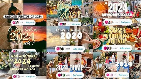 Favourite photos of 2024 until now add yours template | 2024 add yours stickers & templates