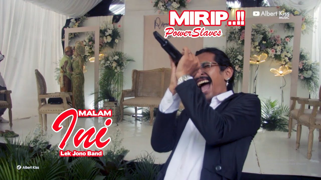 Live - MALAM INI - Power Slaves - Akustik | Lek Jono Band - Sahid & Risma