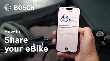 How-to | How to share eBike with others | Bosch eBike Systems