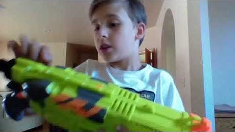 nerf vortex lumitron review and range test