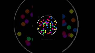 Bouncing Ball Animation #adhd #space #asmr #bouncingball #python #filter #bouncingballanimation