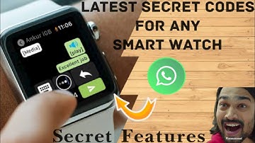 W26 Smart Watch New Secret Codes // Latest Codes For Any Smart Watch // New Secret Codes For W26 ...