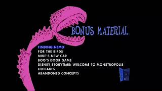 Monsters, Inc. Dvd Menu Walkthrough With Uk On Full Screen Version