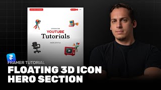 3D Icon Float: Hero Section Design in Framer