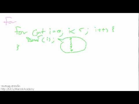 [Java] ลูป for