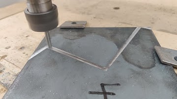 CNC 1/4" steel cutting with a jigsaw and PrintNC