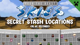 FTB Skies - Secret Stash Locations!!