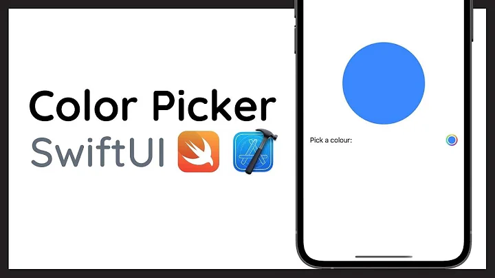 How to make a Color Picker in Xcode Tutorial (SwiftUI / iOS)