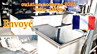 cuisine moderne 2023 bois  latte fourmica في هدا الفيديو نتطرق إلى معلومات مفيدة