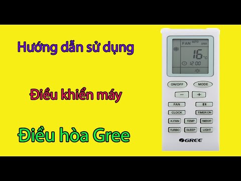 Video [Hướng dẫn] Cách sử dụng điều khiển điều hòa Gree dòng... - youtube