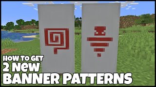How To Get The 2 New 1.21 BANNER PATTERNS In MINECRAFT