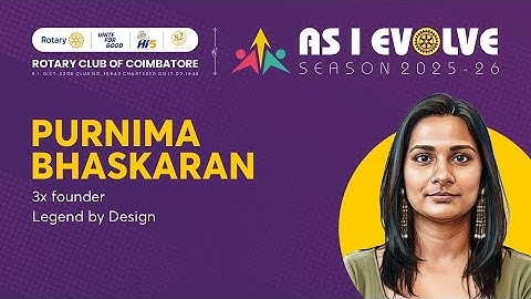 Season 16 | Youth Icon Awards | Ms Purnima Bhaskaran