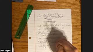 EE370 Midterm 1 Review