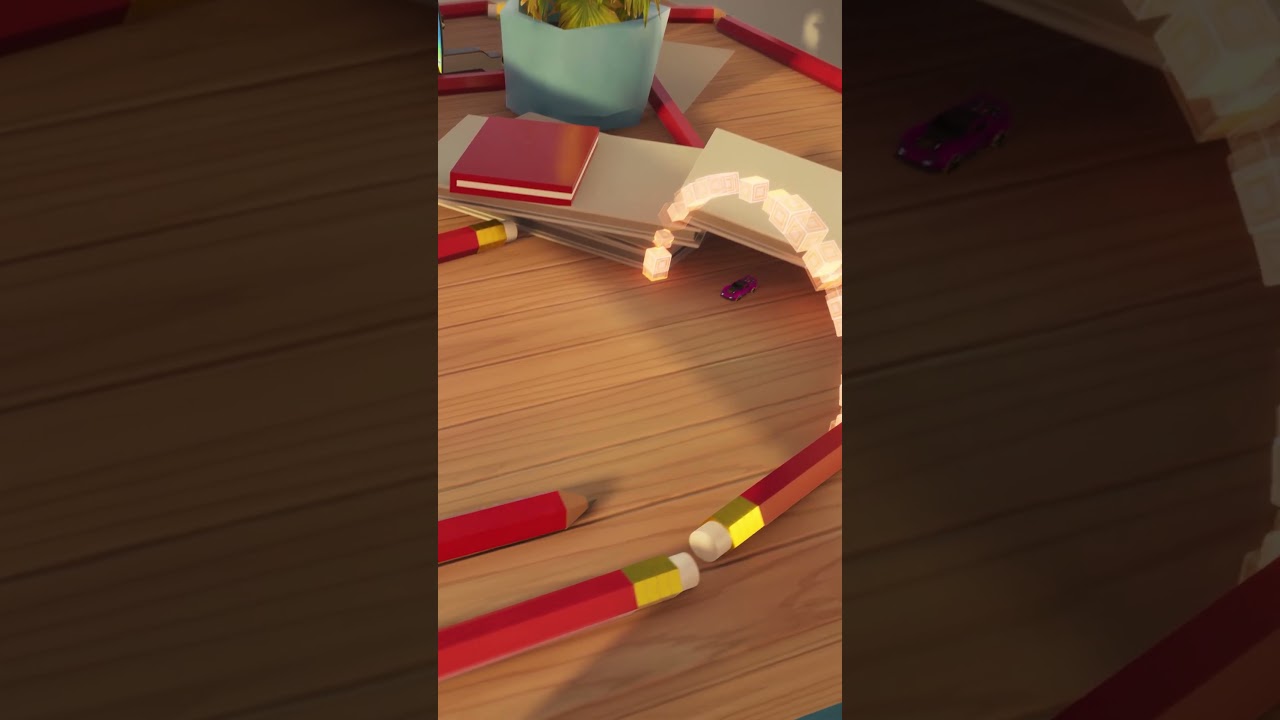 Whoa … miniaturized WFH desktop race. Nailed it! | 