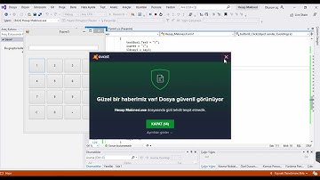 C# Windows form hesap makinesi kodlarının çalıştırılması 2. video