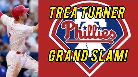 DODGERS VS. PHILLIES! GAME 1 ! TRea TURNER GRAND SLAM! #mlb #phillies
