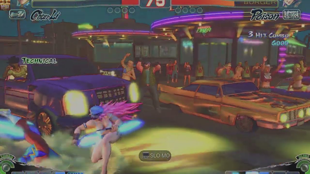 Chun Li VS Poison (Hardest AI) - Ultra Street Fighter IV