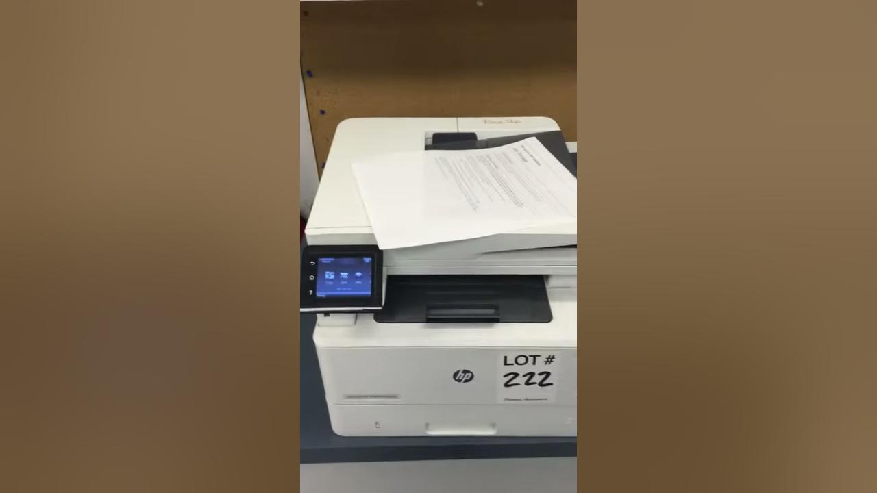 HP LaserJet Pro MFP M426 FDN Printer - YouTube
