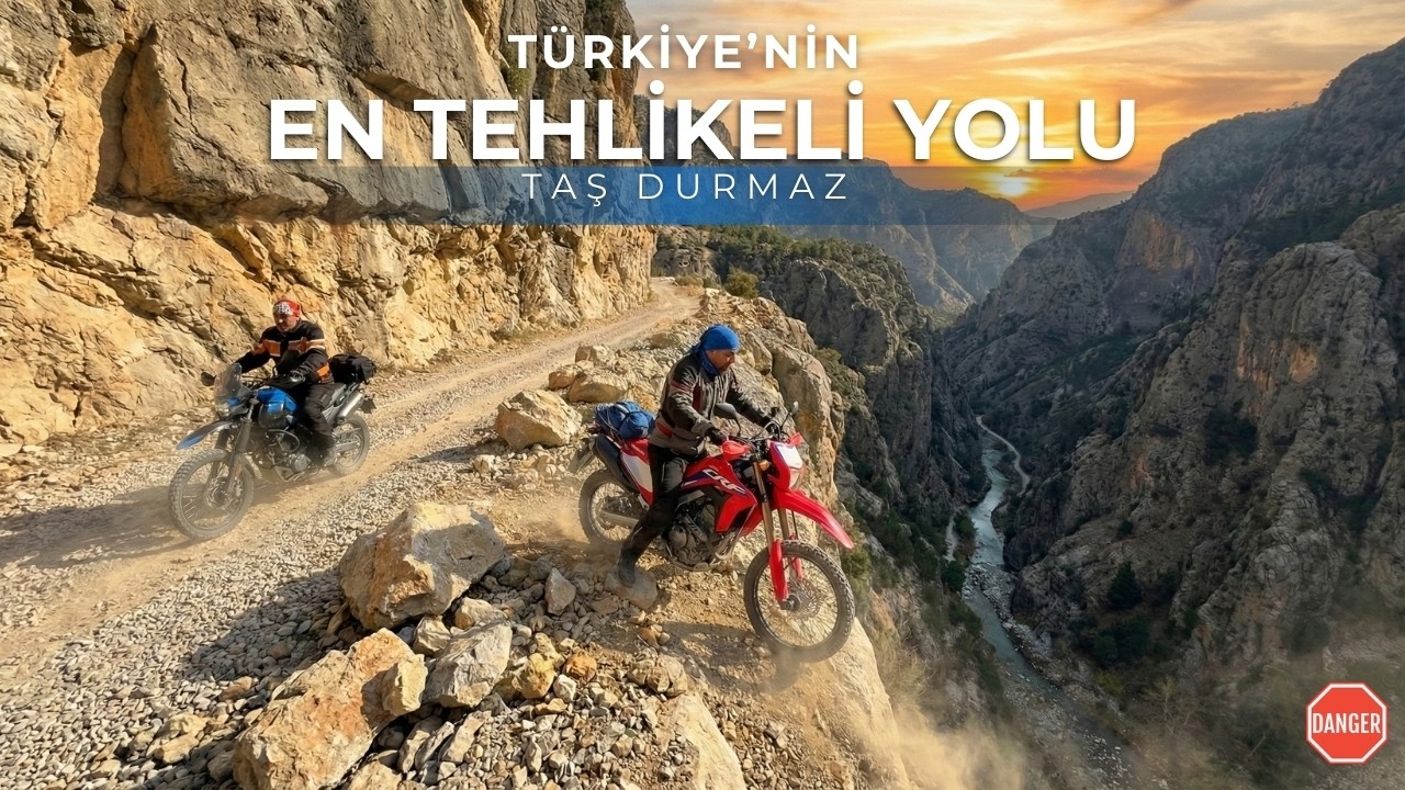 В Турции нет ничего опаснее — камень не остановит мотоциклетный маршрут.