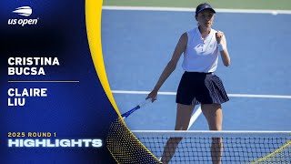 Cristina Bucsa vs. Claire Liu Highlights | 2025 US Open Round 1