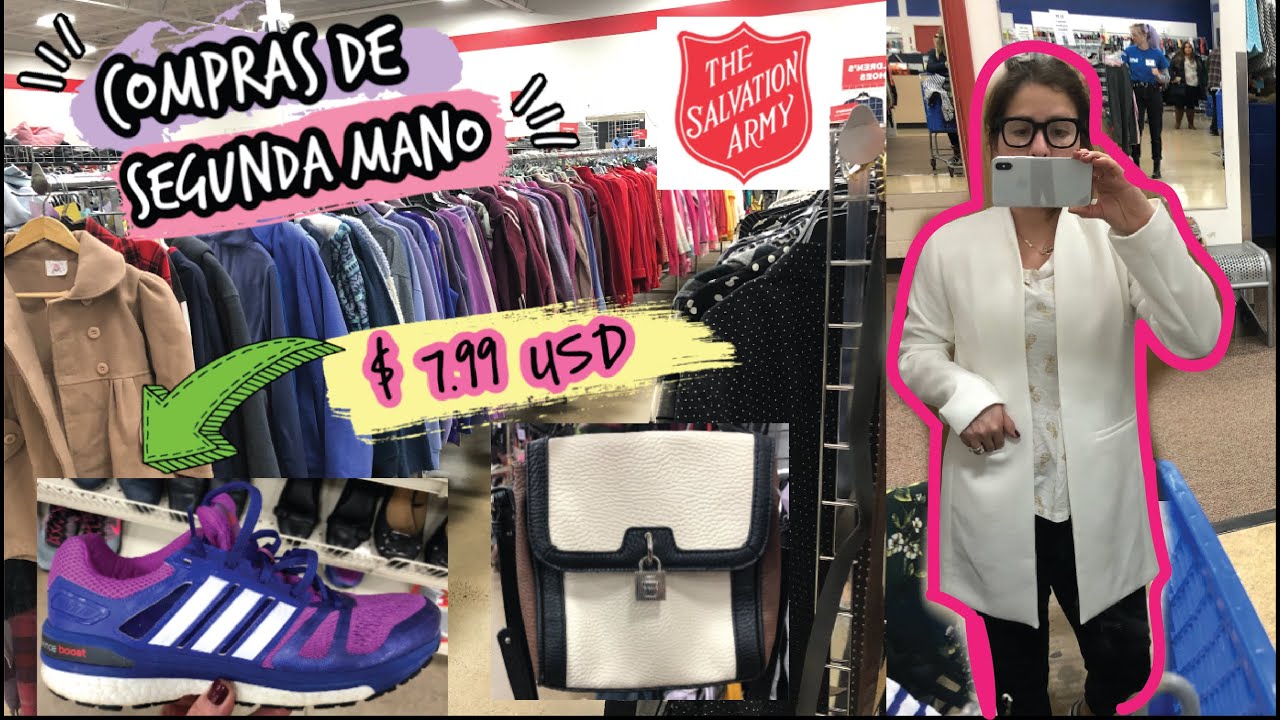 Vamos a TIENDA de SEGUNDA MANO 🔥 (Salvation Army) | Compras en tienda de segunda  mano | Loupy limón - YouTube