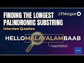 Longest Palindromic Substring Problem Solving