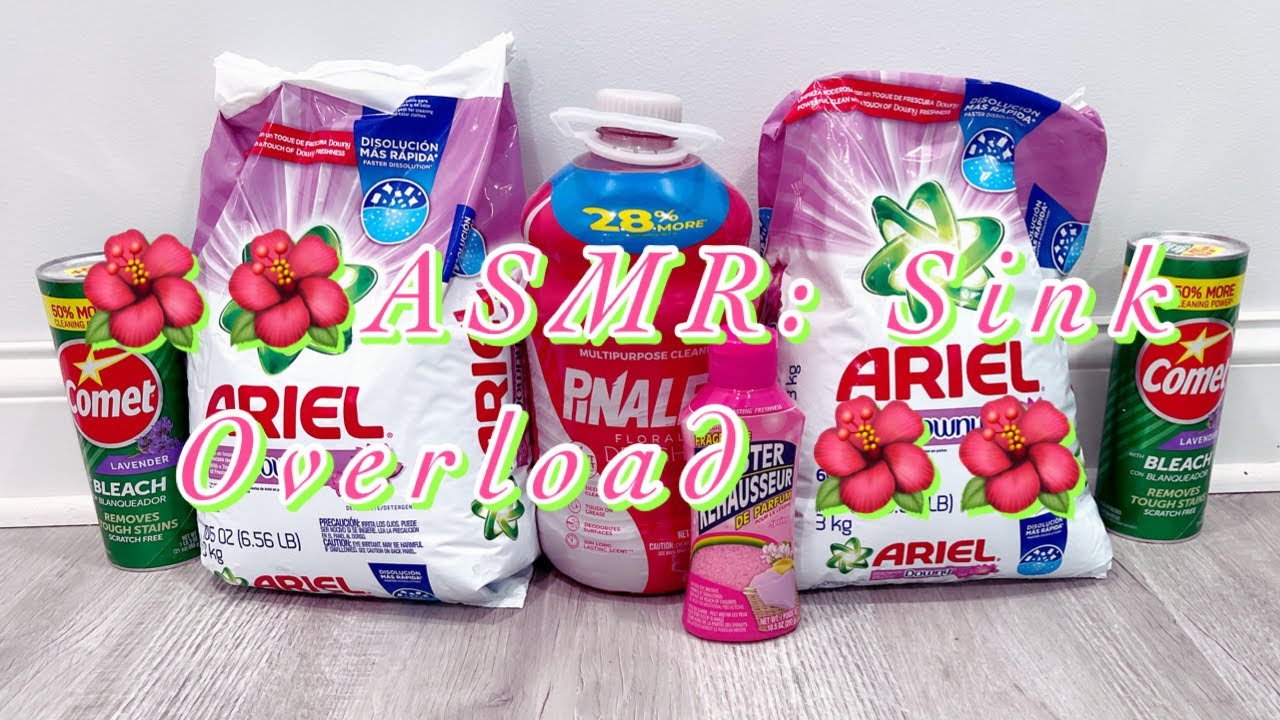 🌺🌺 ASMR: Sink Overload 🌺🌺 ***Rinse & Clean Up Included***