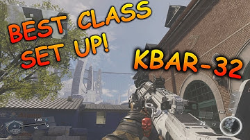 TRY THIS GUN! "KBAR-32 BEST CLASS SETUP" INFINITE WARFARE BEST CLASS SETUP! KBAR-32 CLASS SETUP!
