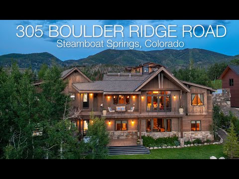 305 Boulder Ridge Road, Steamboat Springs, CO home video tour