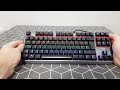 Trust Gaming GXT 834 Callaz Teclado Mecánico TKL, Teclado gaming con excelentes acabados con ilumina