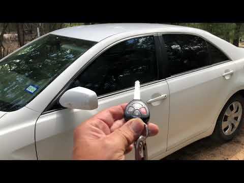 Replace your key fob battery, 2008 Toyota Camry - YouTube