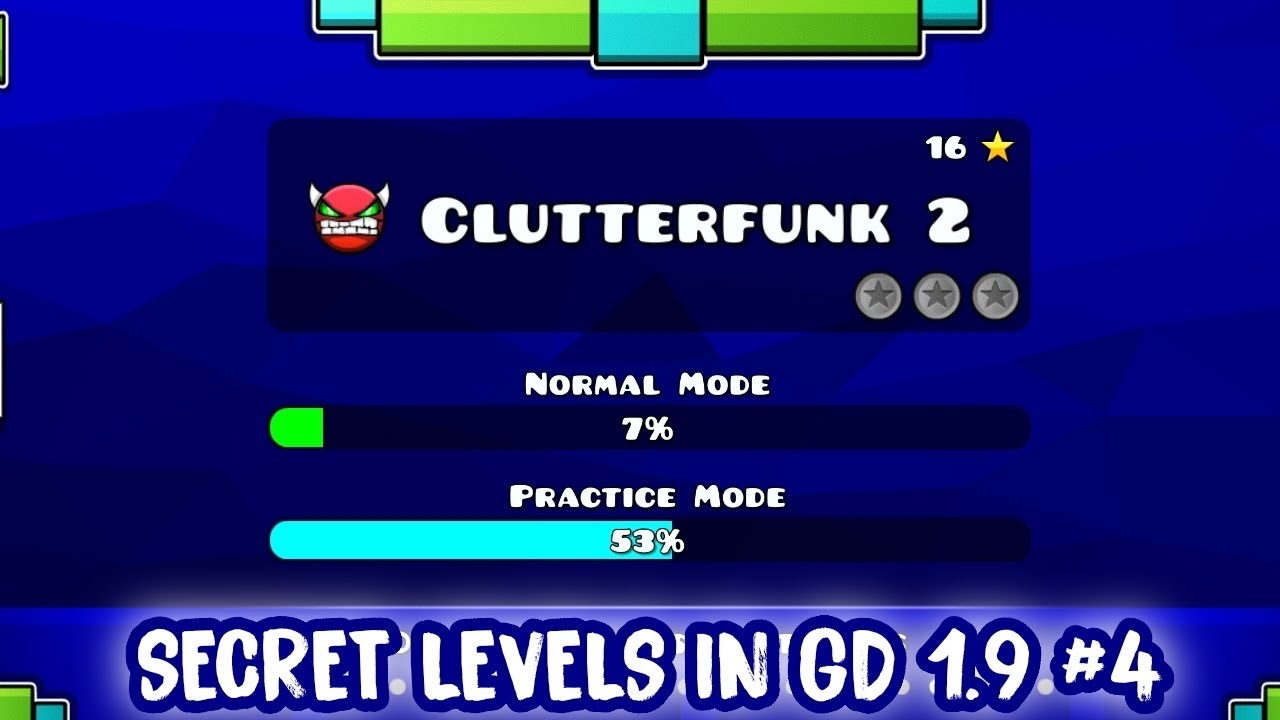 Geometry Dash - Clutterfunk 2 || Full Gameplay - YouTube