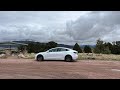 Tesla car camping and road trip