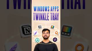 Twinkle Tray is a MUST for Multiple Monitors 🔥  #videoediting #windowsapps #contentcreation