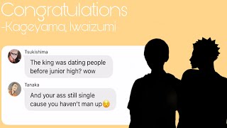 Congratulations Haikyuu Lyric Prank Ft. Kageyama And Iwaizumi
