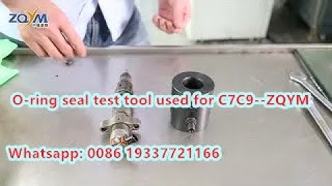 C7C9 O-ring seal test tool