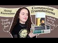 Reading & Comparing 3 "Anna Karenina" Translations + picking my favorite!
