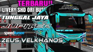 LIVERY TUNGGAL JAYA JUPITER REBORN TERBARU SHD ORI BUSSID // BUS SIMULATOR INDONESIA screenshot 3
