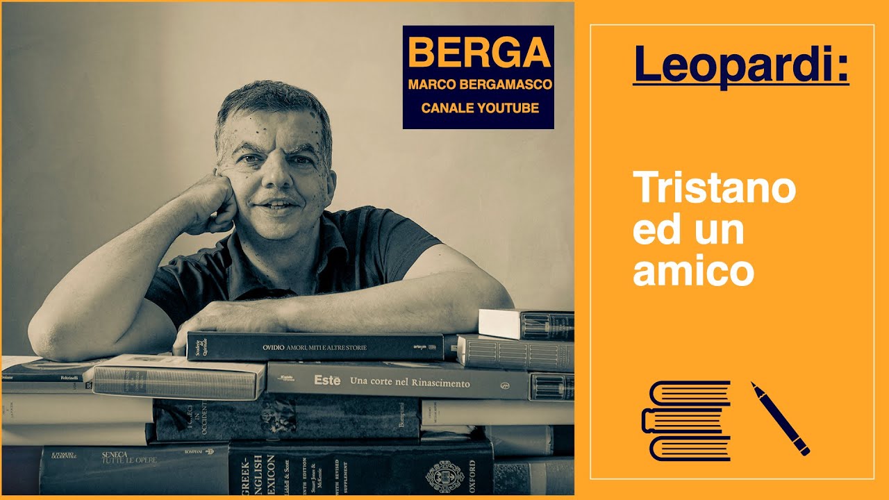 Leopardi, Dialogo di Tristano ed un amico (dalle Operette morali) - YouTube