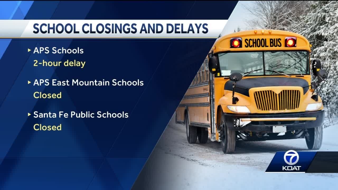 New Mexico School Closings update - 7:30 am - YouTube