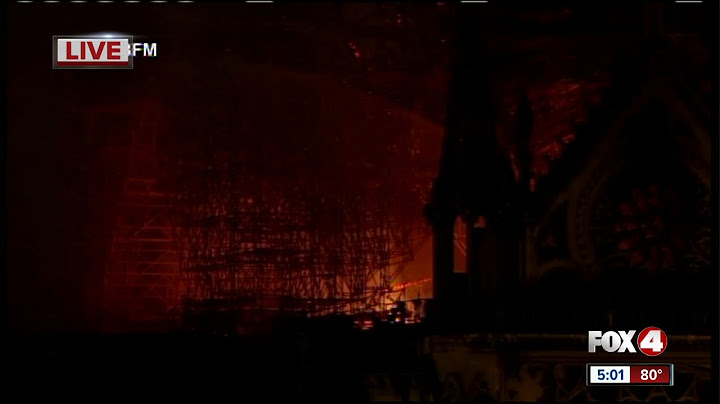 Fire at the Notre Dame Cathedral in Paris