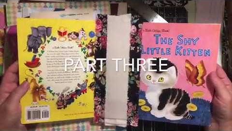 Little Golden Book part 3 - putting signatures together.