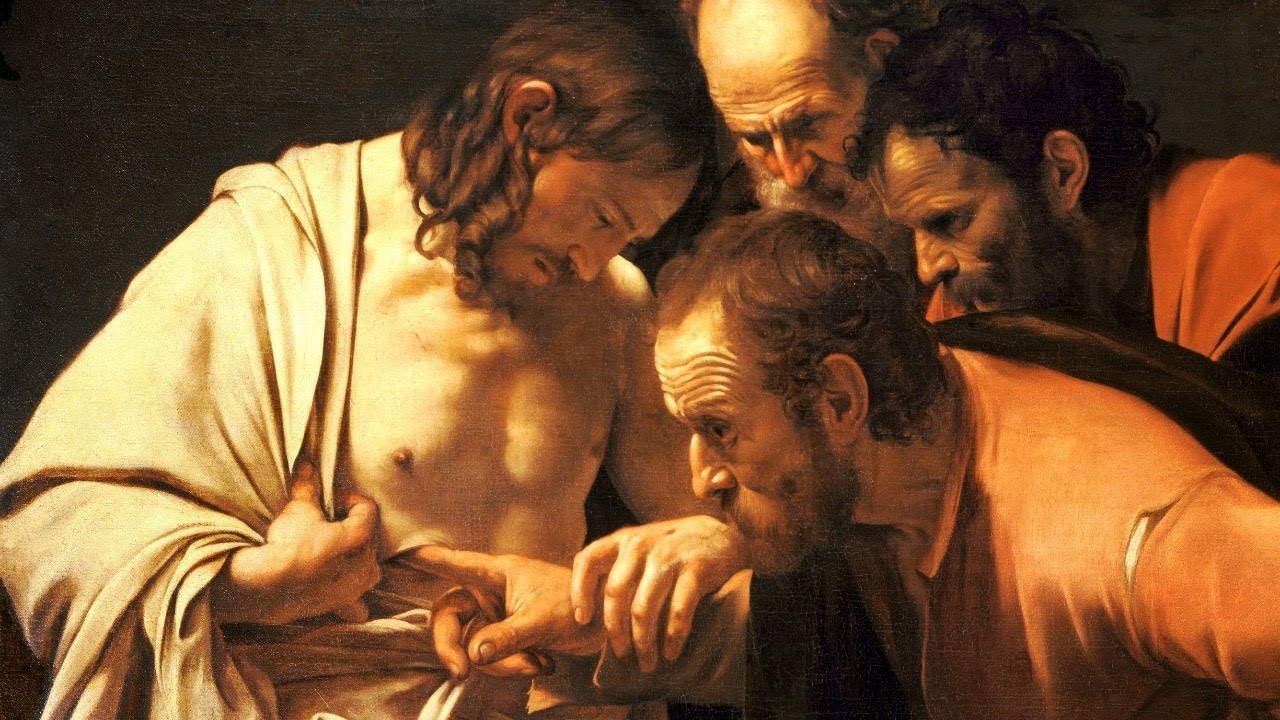 Караваджо фома неверующий картина