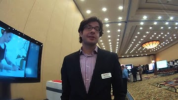 Christian from DRIVVE shows single sign on, capture, routing and cost accounting solutions