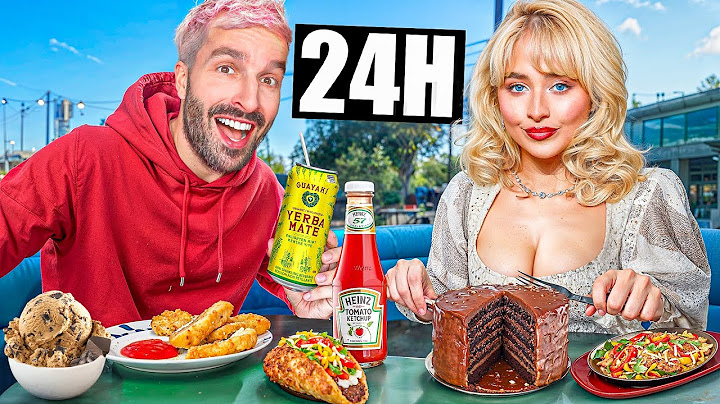 Je mange comme SABRINA CARPENTER pendant 24h - JE ME RÉGALE !