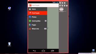 Android Sliding Menu using Navigation Drawer (Demo) screenshot 1