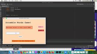 Scramble Words Game(Final Project) screenshot 3